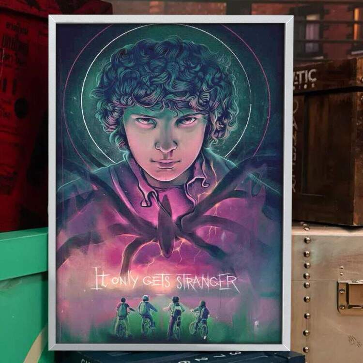 Quadro Decorativo Stranger Things Capa