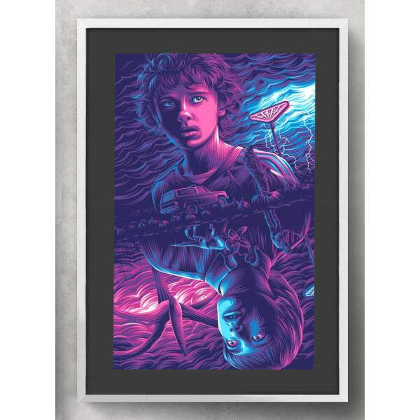 Quadro Decorativo Stranger Things Mundo Invertido