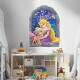 Adesivo de Parede Janela Falsa Rapunzel