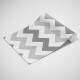 Papel de Parede Chevron Cinza Degrad�
