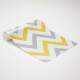 Papel de Parede Chevron Cinza e Amarelo