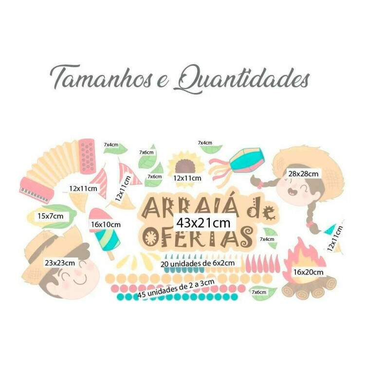 Adesivo de Parede Arraia de Ofertas Uai