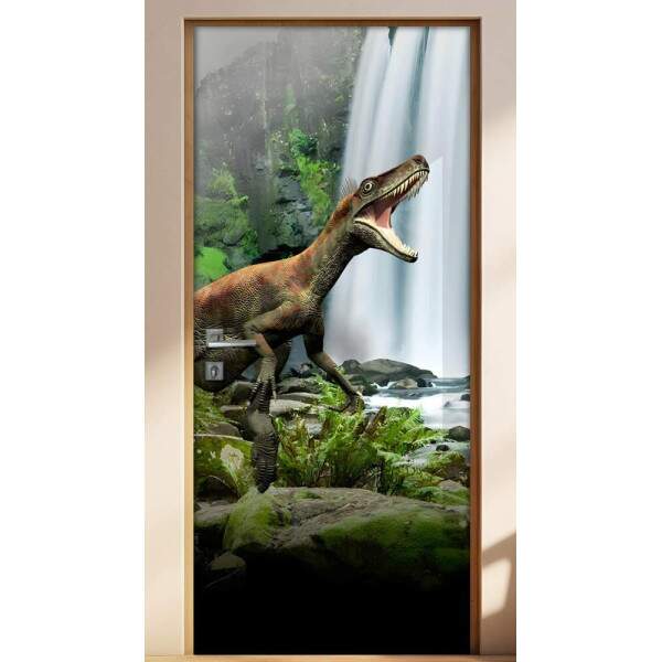 Adesivo Para Porta Dinossauros 01
