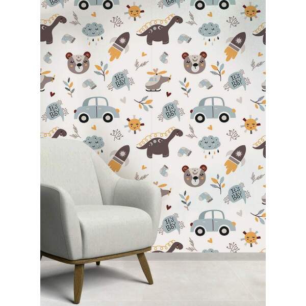 Papel de Parede Infantil Bosque