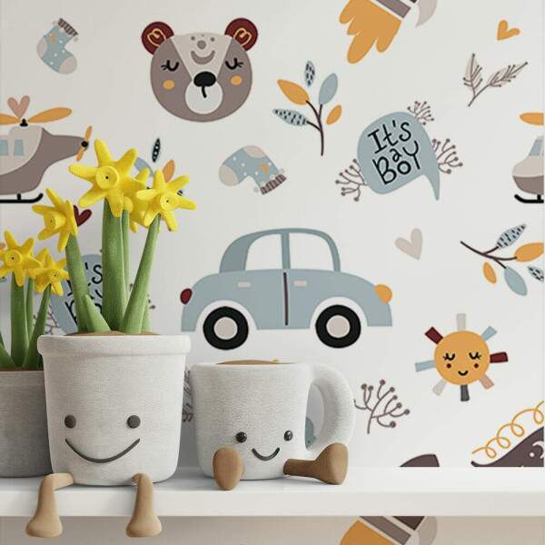 Papel de Parede Infantil Bosque