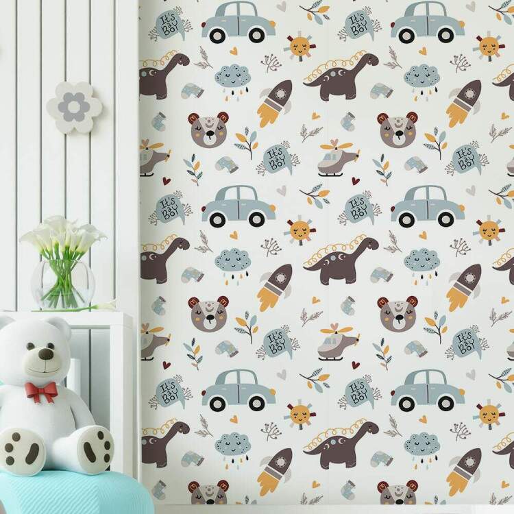 Papel de Parede Infantil Bosque