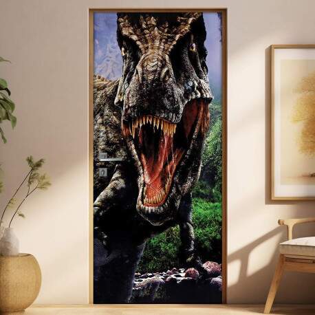 Adesivo Para Porta Dinossauros 10