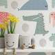 Papel de Parede Infantil Animais Baby