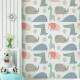 Papel de Parede Infantil Animais Baby
