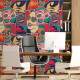 Papel de Parede Abstrato Retr� Mulheres
