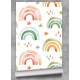 Papel de Parede Infantil Arco-�ris Aquarela