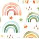 Papel de Parede Infantil Arco-�ris Aquarela