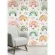 Papel de Parede Infantil Arco-�ris Aquarela