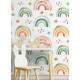 Papel de Parede Infantil Arco-�ris Aquarela