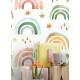 Papel de Parede Infantil Arco-�ris Aquarela