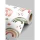 Papel de Parede Infantil Arco-�ris Aquarela
