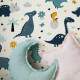 Papel de Parede Infantil Dinossauros Azuis