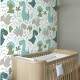 Papel de Parede Infantil Dinossauros Verde Baby
