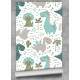 Papel de Parede Infantil Dinossauros Verde Baby