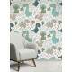 Papel de Parede Infantil Dinossauros Verde Baby