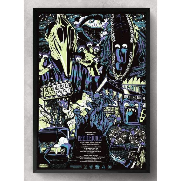 Quadro Decorativo Geek Beetle Juice