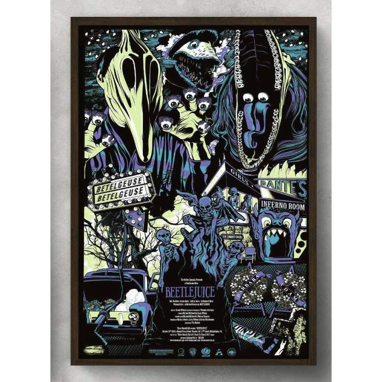 Quadro Decorativo Geek Beetle Juice