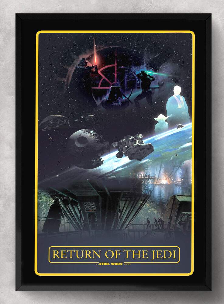 Quadro Decorativo Geek Star Wars Return of The Jedi