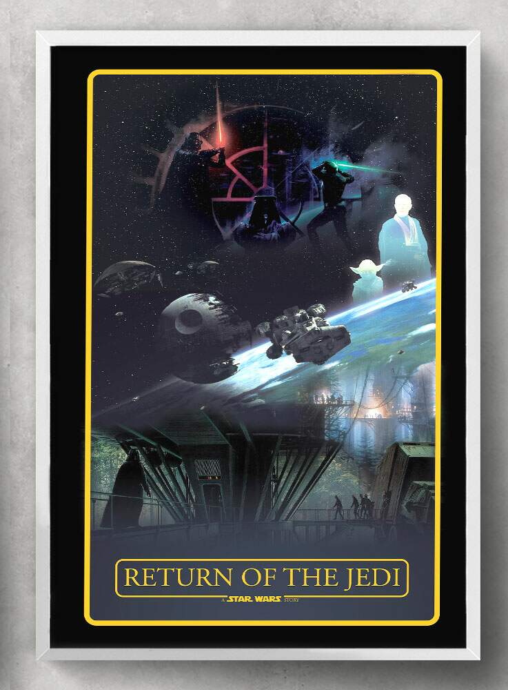 Quadro Decorativo Geek Star Wars Return of The Jedi