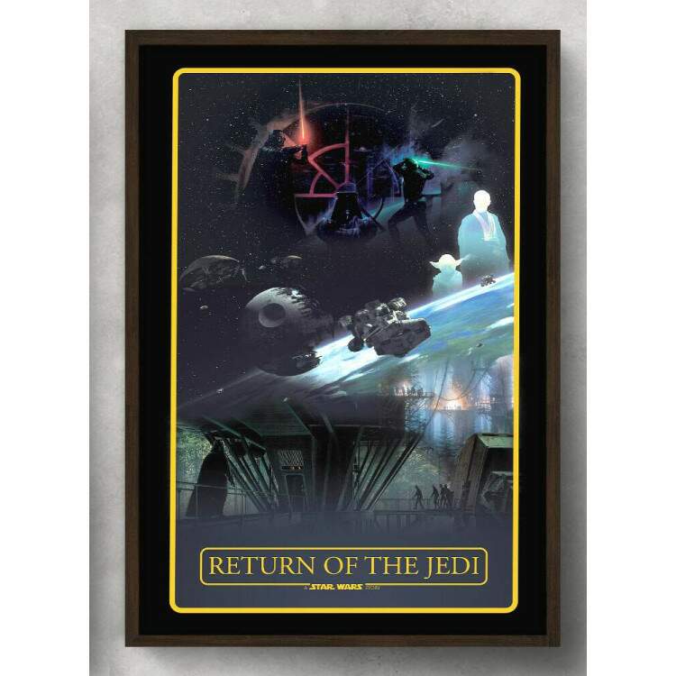 Quadro Decorativo Geek Star Wars Return of The Jedi