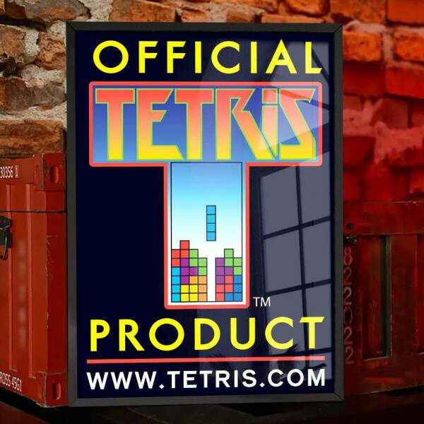 Quadro Decorativo Geek Jogo Tetris