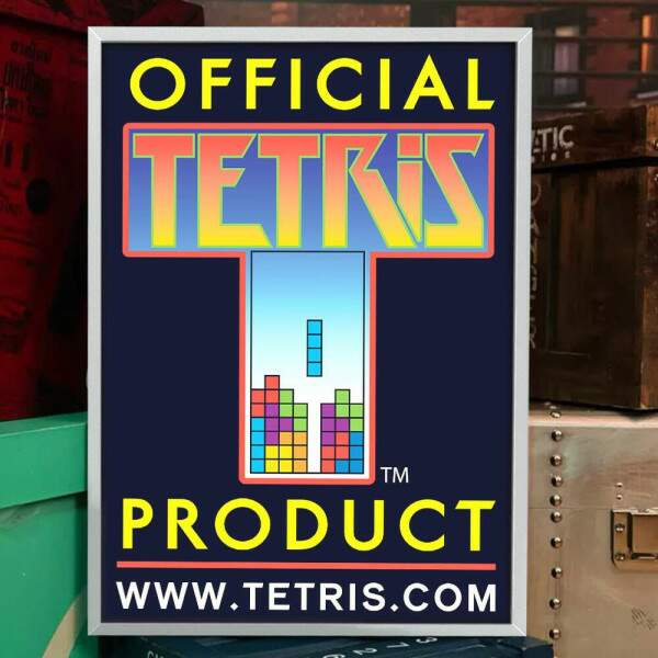 Quadro Decorativo Geek Jogo Tetris