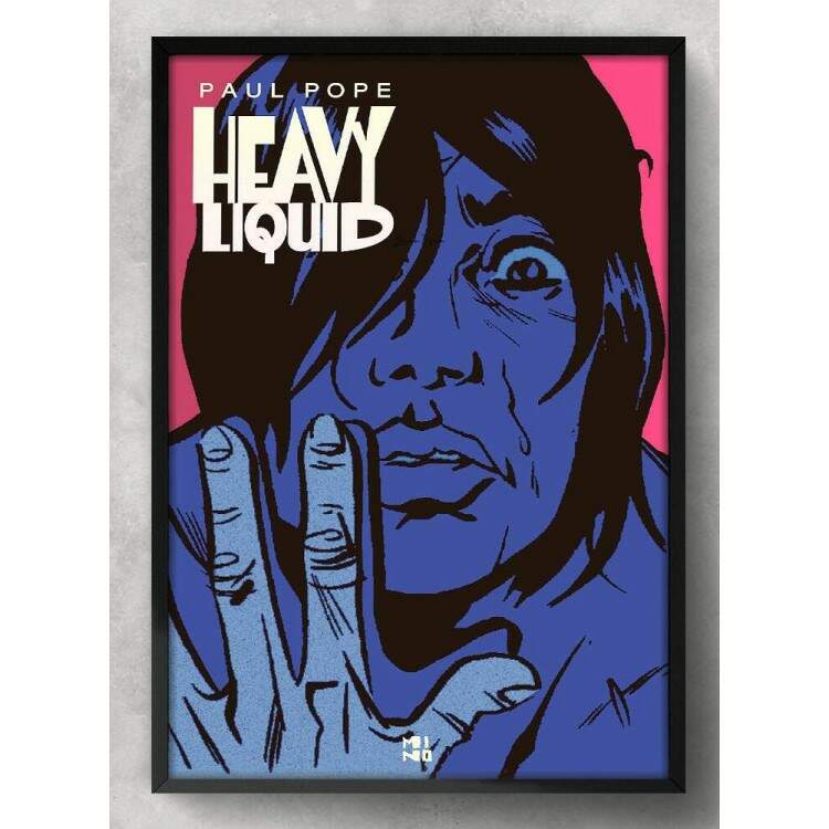 Quadro Decorativo Geek Livro Heavy Liquid