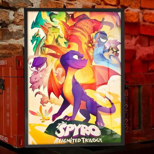 Quadro Decorativo Geek Spyro