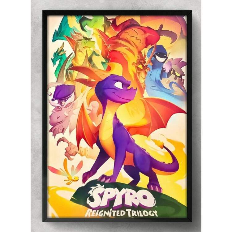 Quadro Decorativo Geek Spyro