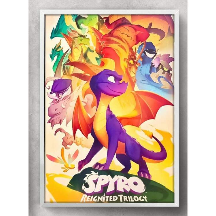 Quadro Decorativo Geek Spyro