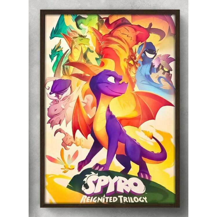 Quadro Decorativo Geek Spyro