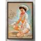 Quadro Decorativo Pin-Up Mulher Boiadeira