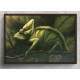 Quadro Decorativo Abstrato Pintura Camale�o