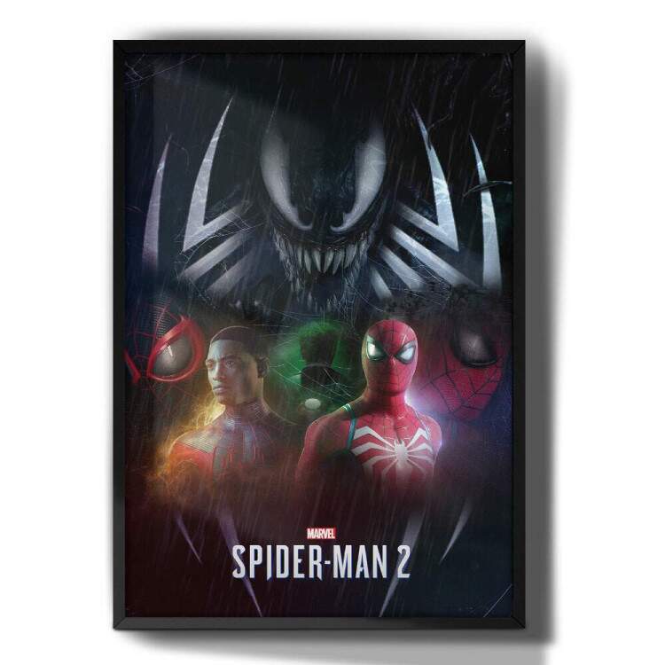 Quadro Decorativo H�roi Jogo Homem Aranha
