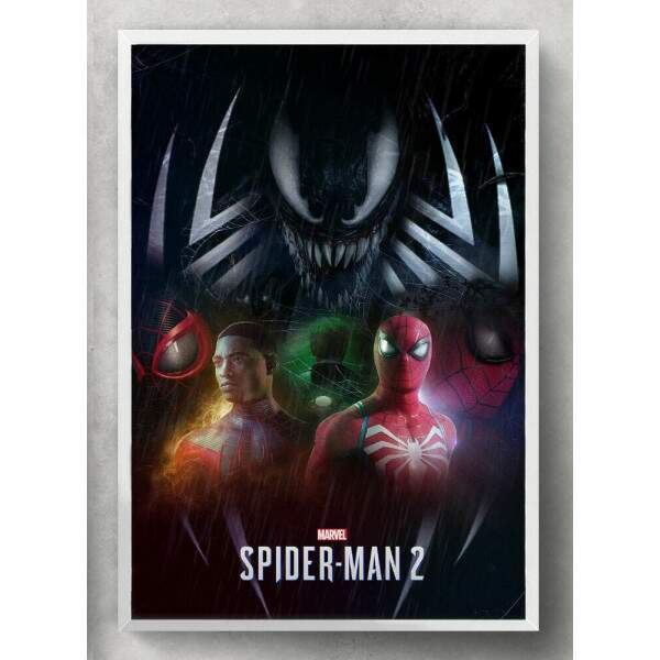 Quadro Decorativo H�roi Jogo Homem Aranha