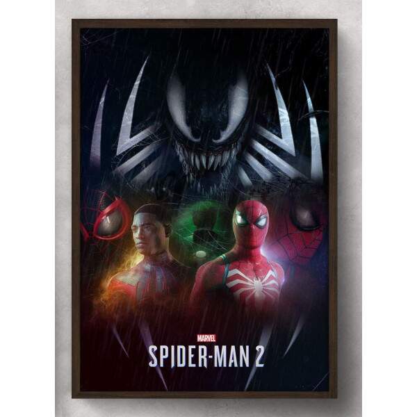 Quadro Decorativo H�roi Jogo Homem Aranha