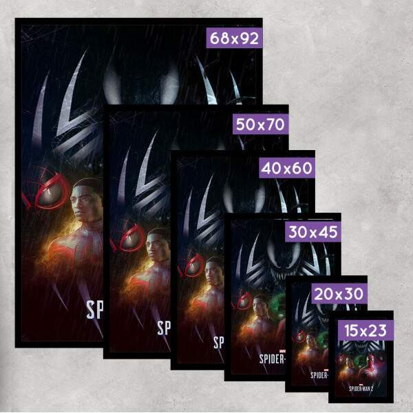 Quadro Decorativo H�roi Jogo Homem Aranha