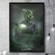 Quadro Decorativo H�roi Doende Verde