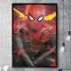 Quadro Decorativo H�roi Homem Aranha Sentado
