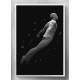 Quadro Decorativo Abstrato Homem de Blocos 3D