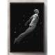 Quadro Decorativo Abstrato Homem de Blocos 3D