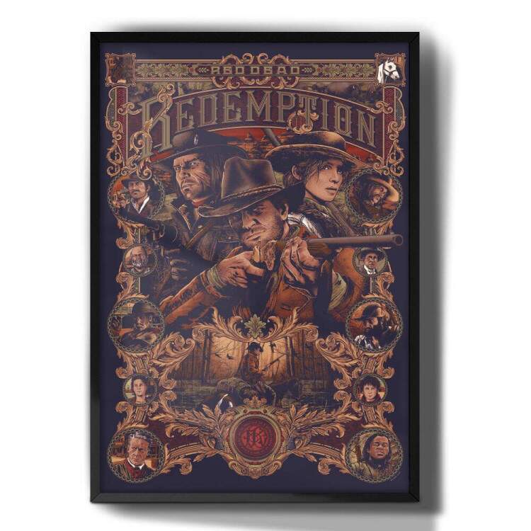 Quadro Decorativo Red Dead Redemption