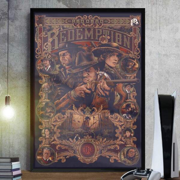 Quadro Decorativo Red Dead Redemption