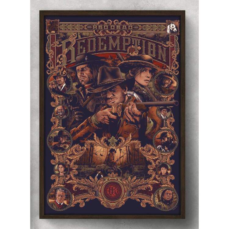 Quadro Decorativo Red Dead Redemption