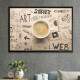 Quadro Decorativo Coffe Rotina Di�ria